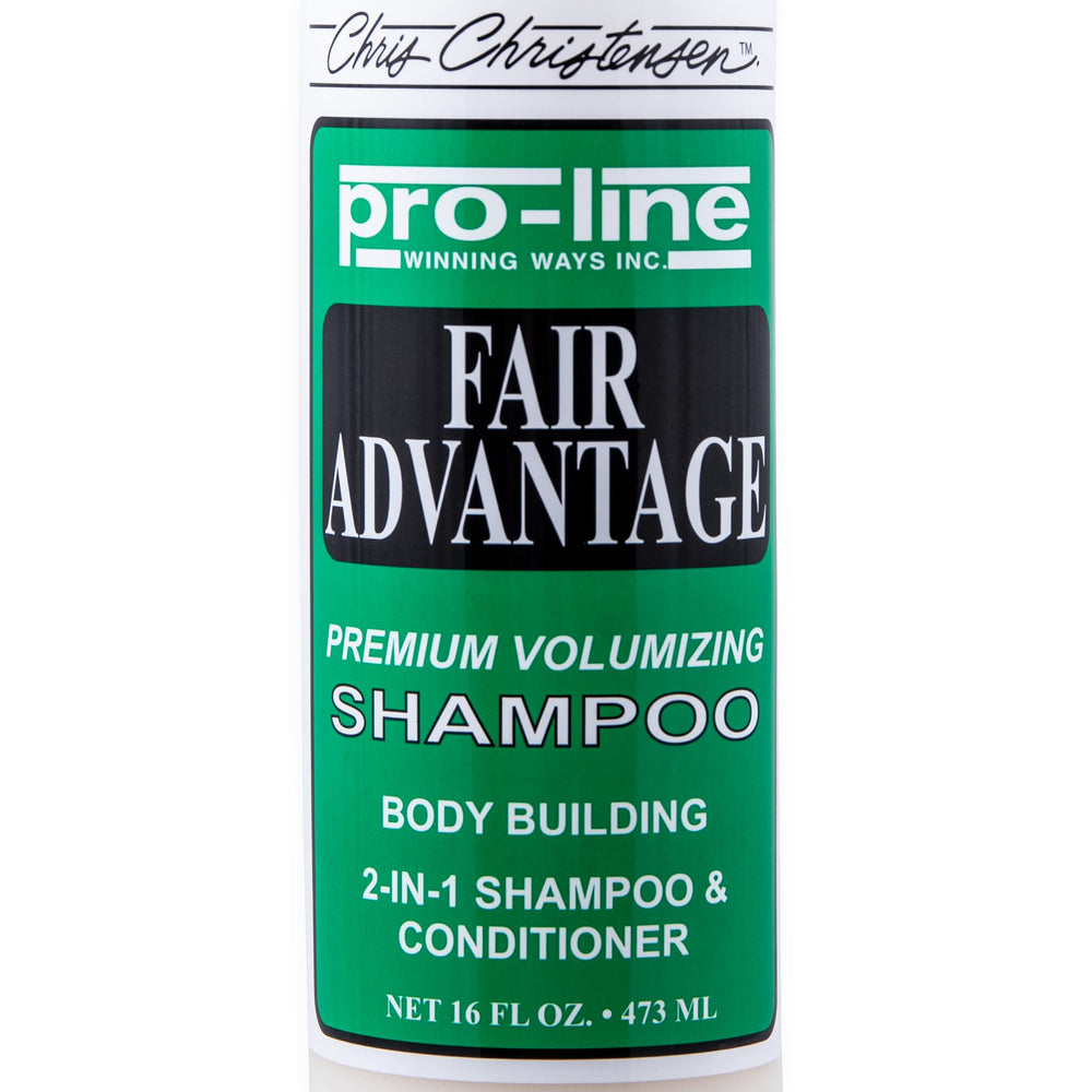 Fair Advantage pour shows easy, even distribution for gentle cleansing.