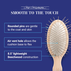 Chris Christensen rounded polished pins prevent snagging and skin irritation.