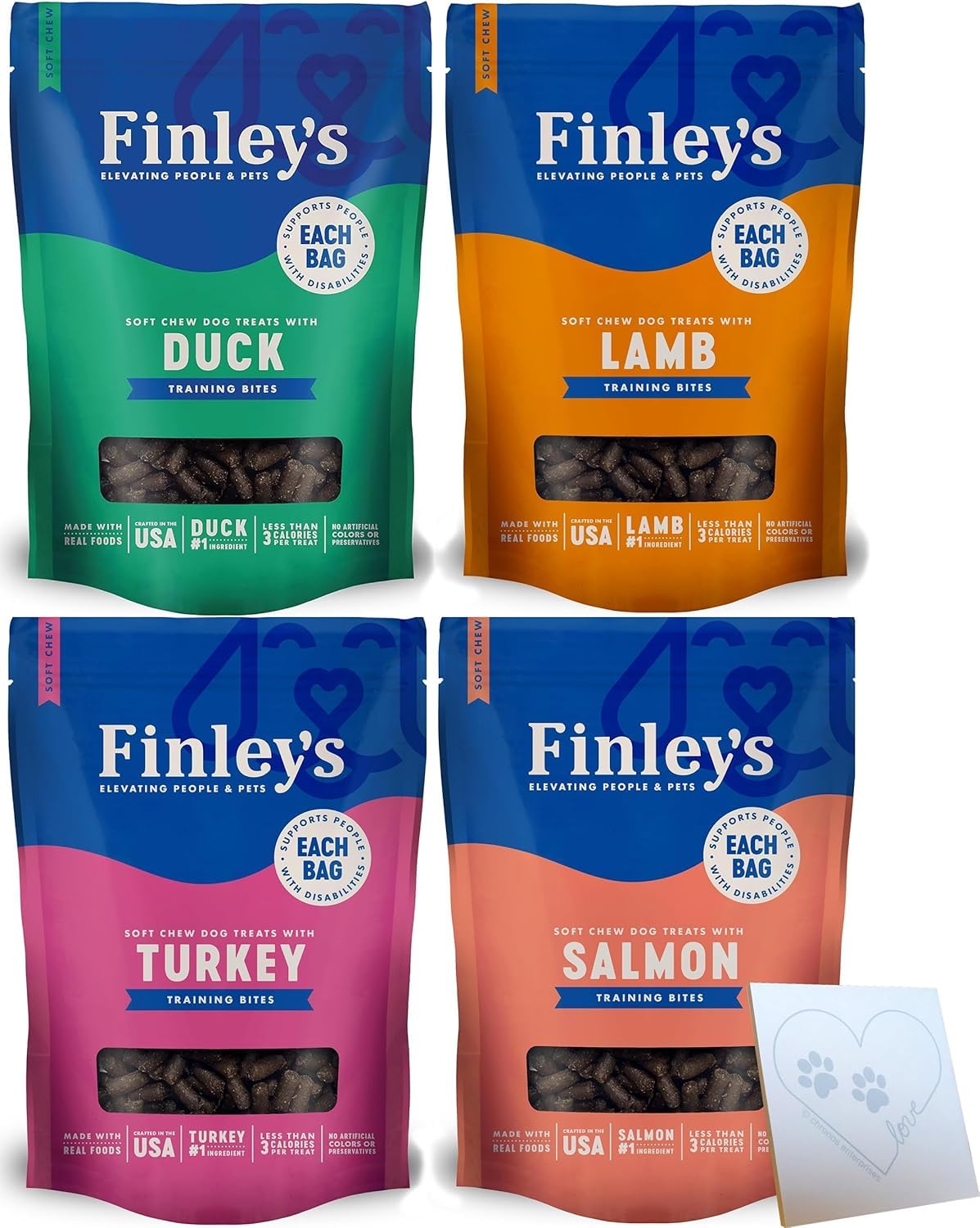 CHRONOS Dog Bites duck treats image showing lean protein for training rewards