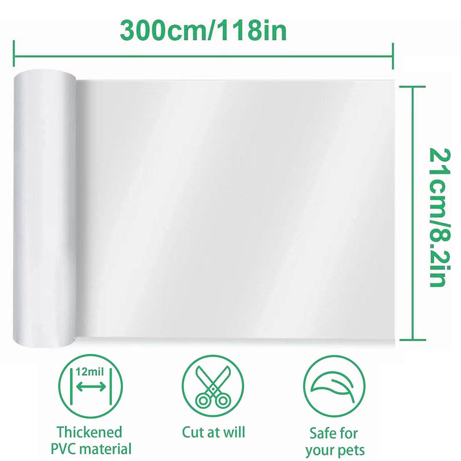 CHUANGSEED clear scratch guard providing discreet protection