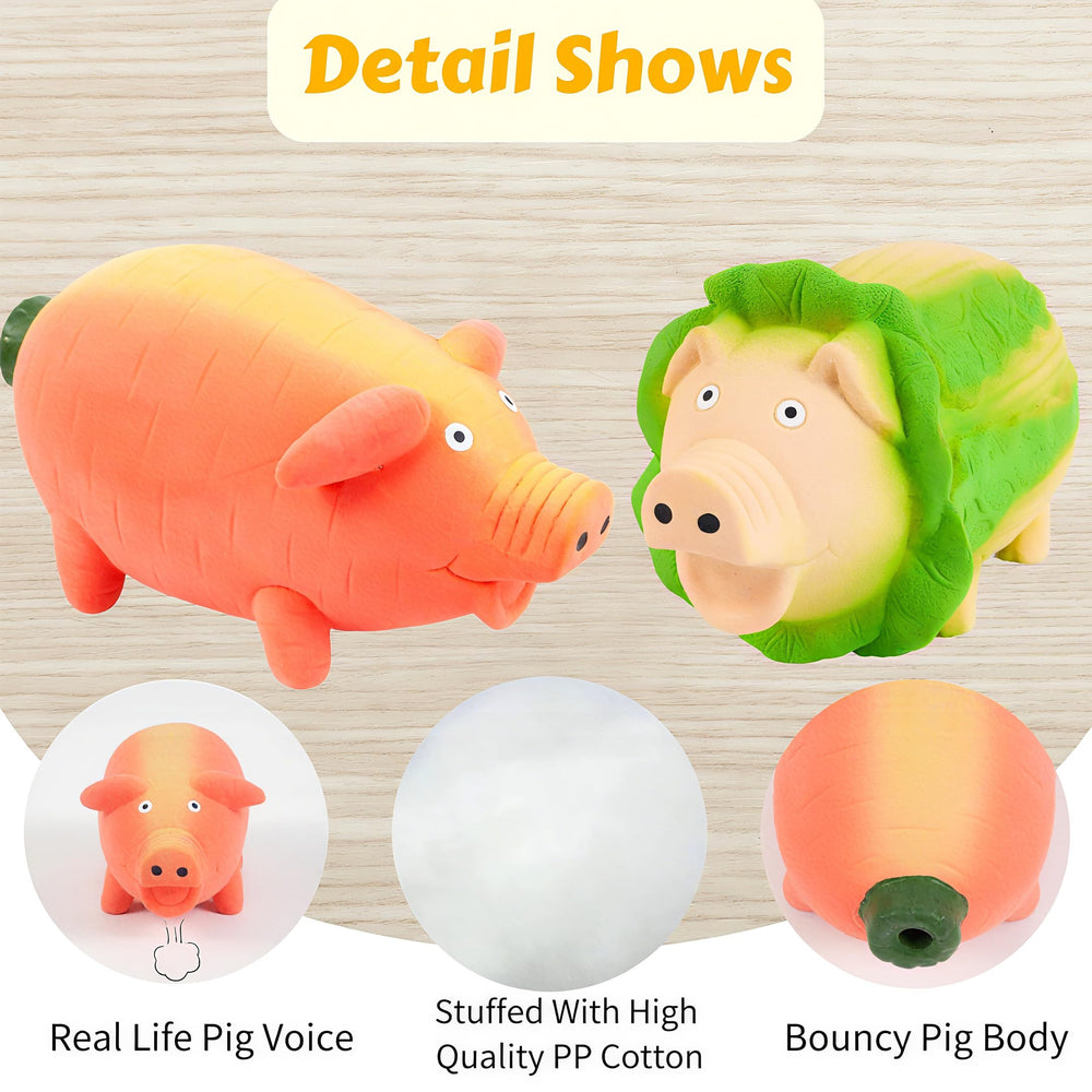 ChubbyPiggies all sizes dog toy ideal for small to large dogs and gentle chewers