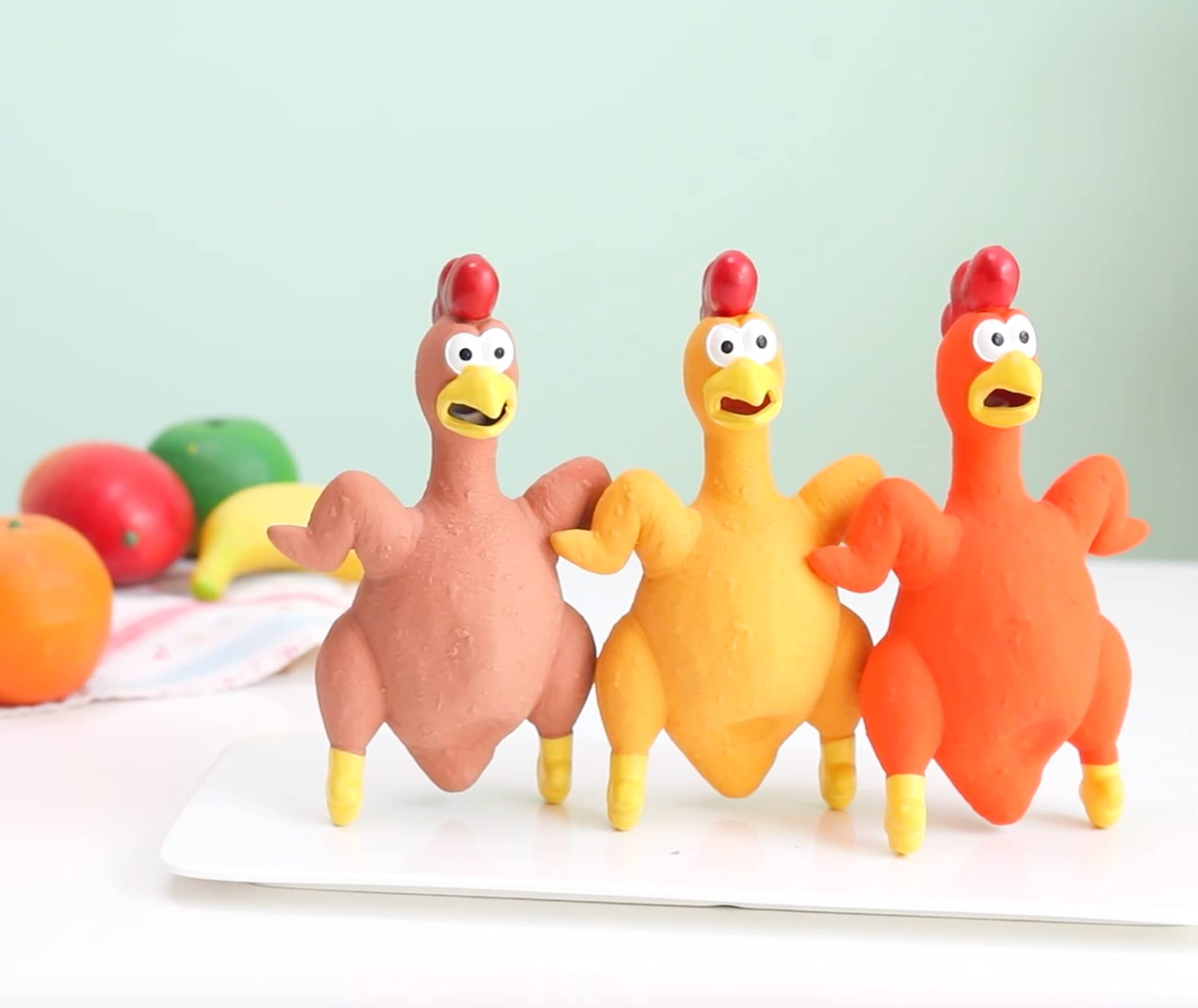 ChubbyPiggies durable chew toy helps gentle chewers maintain healthy gums.
