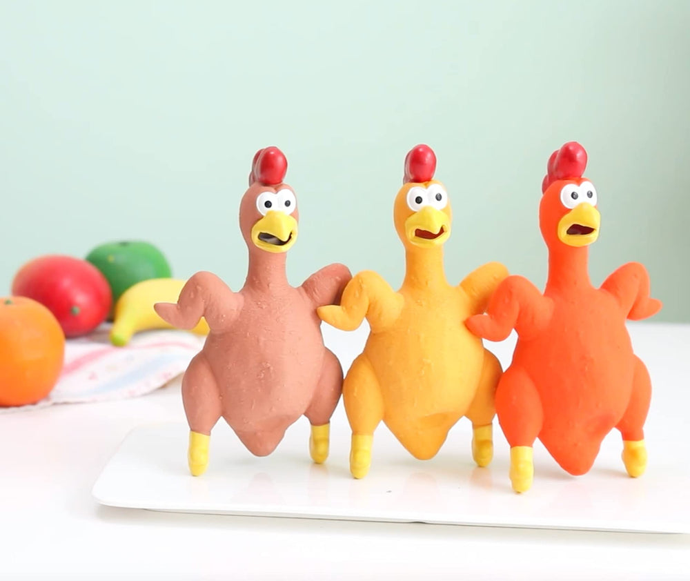 ChubbyPiggies durable chew toy helps gentle chewers maintain healthy gums.