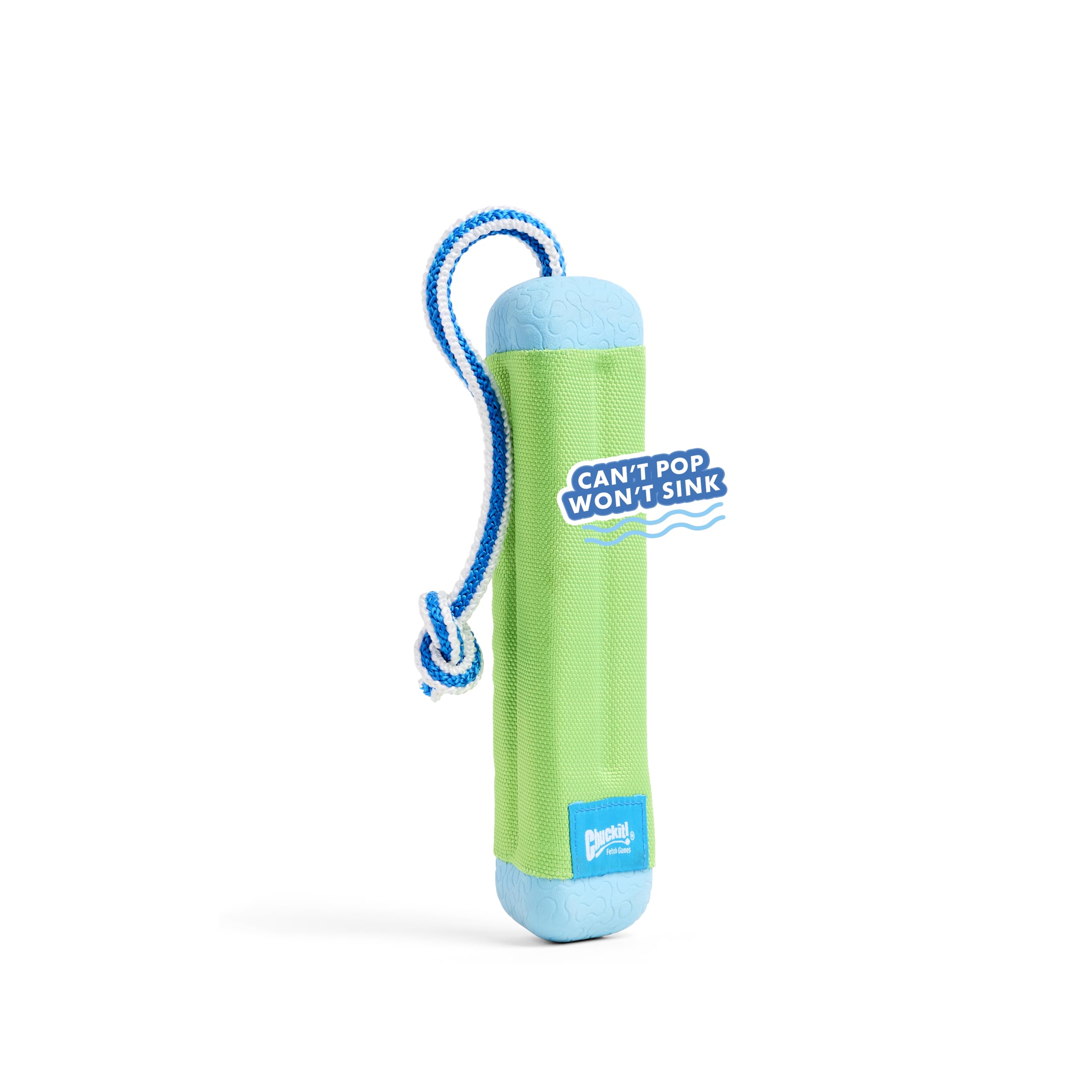 Chuckit Amphibious Bumper's soft nylon exterior is gentle on dogs' mouths