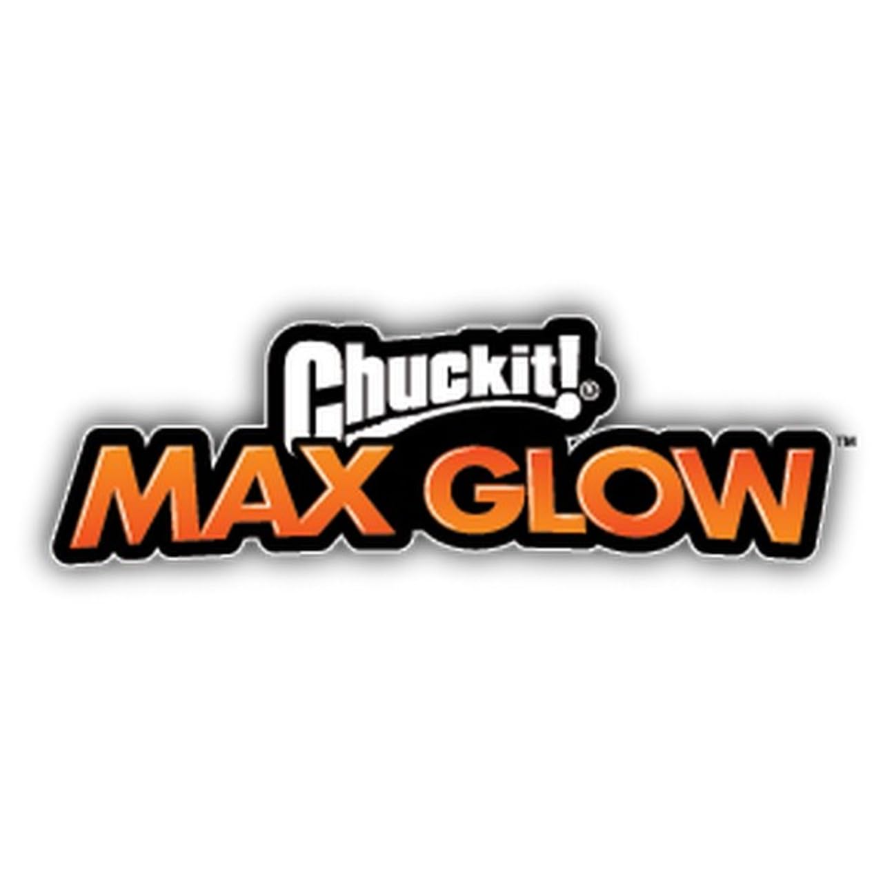 Chuckit Brand logo with Glow Ball Small reinforces product recognition