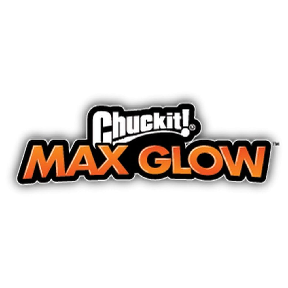 Chuckit Brand logo with Glow Ball Small reinforces product recognition