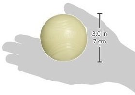 Chuckit! Max Glow Ball Large 2-Pack closeup shows glow and long-distance play capability.