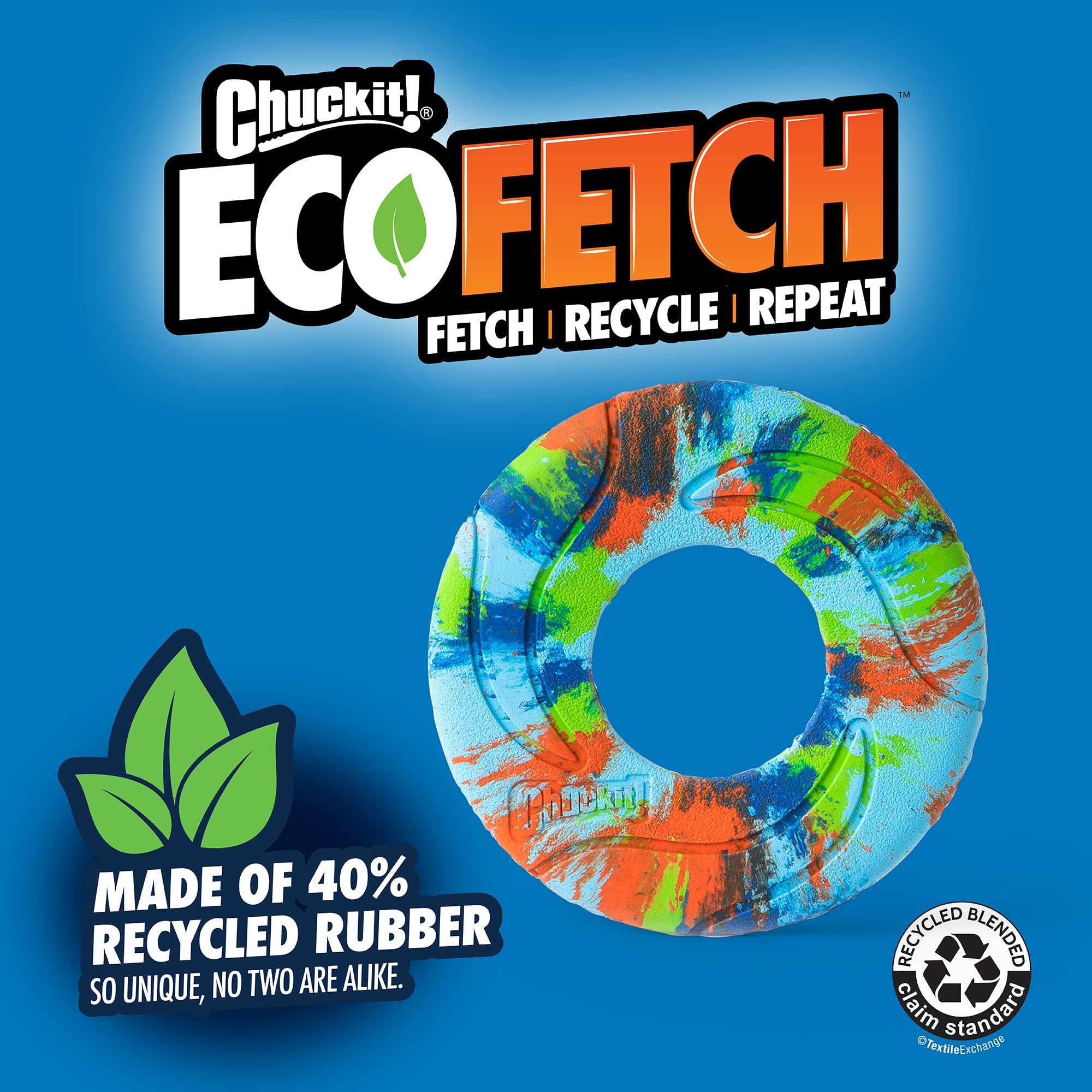 Chuckit EcoFetch Flyer 8-inch is soft on mouths yet durable