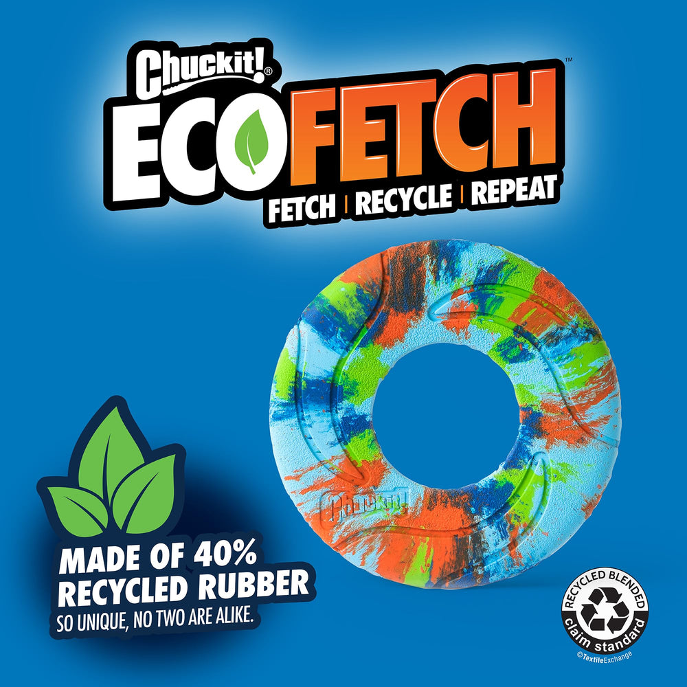 Chuckit EcoFetch Flyer 8-inch is soft on mouths yet durable