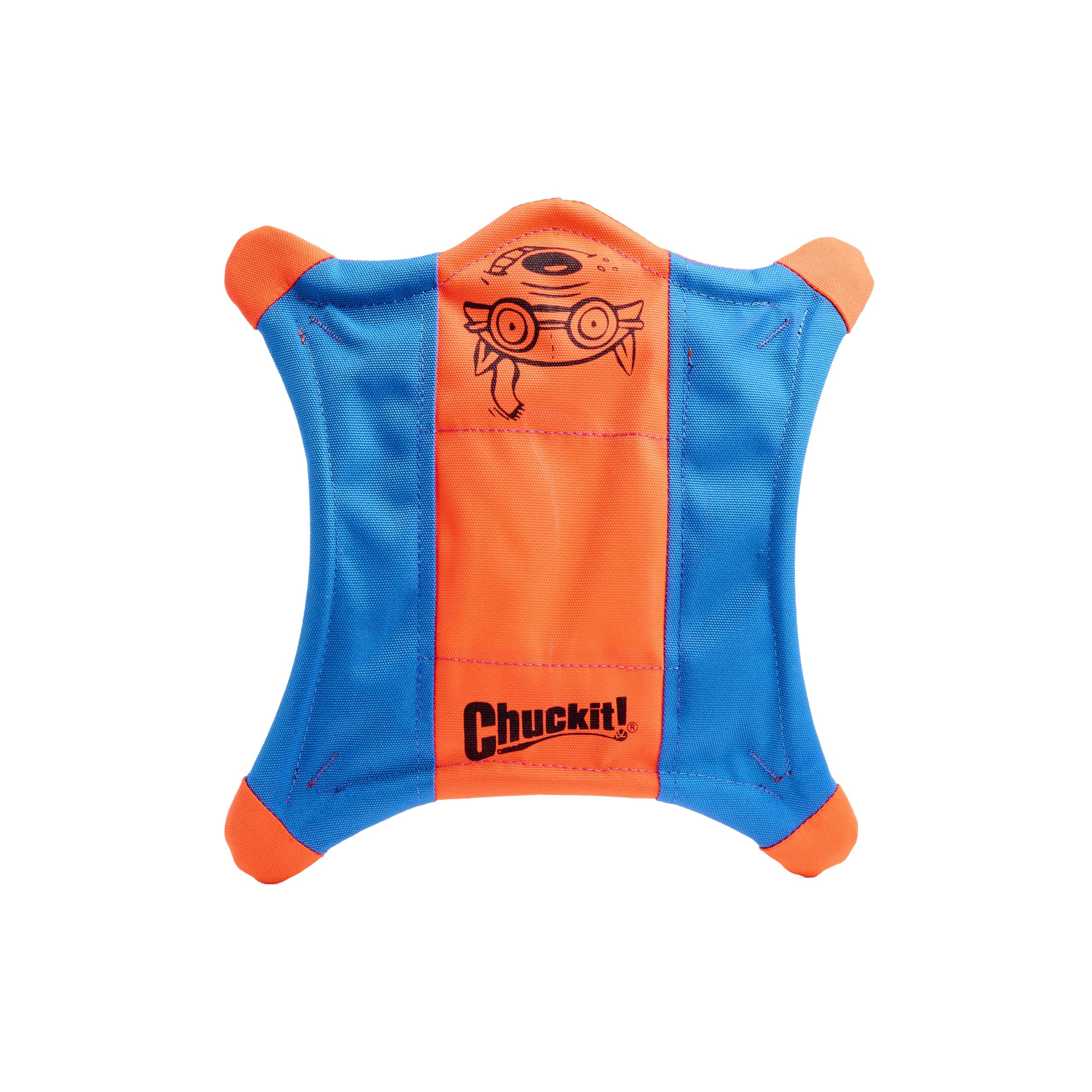Chuckit! Flying Squirrel 11-inch diameter in flight for engaging large-dog fetch