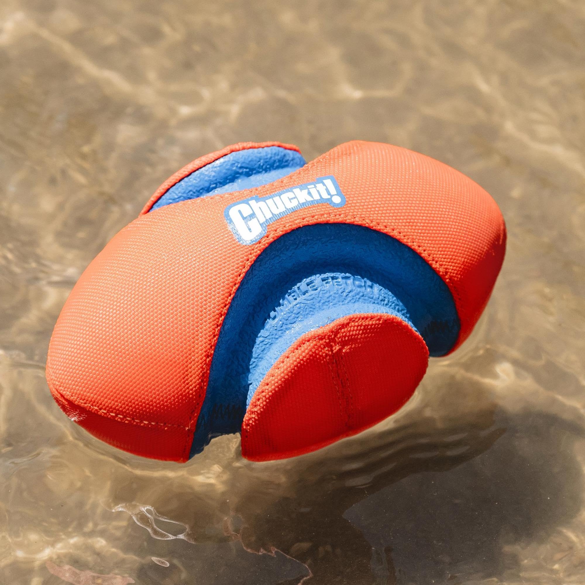 Chuckit! Fumble Fetch ball bounces unpredictably for exciting fetch.