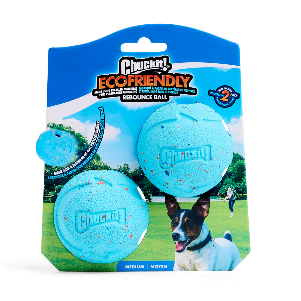 Chuckit! Rebounce Ball launcher compatibility enables slobber-free throws.