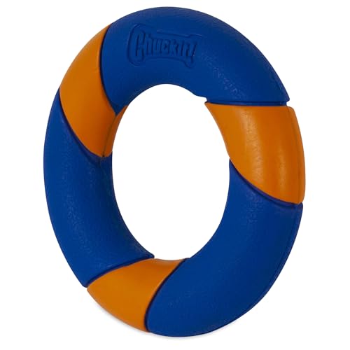 Chuckit RingChaser Launcher throws Ultra Squeaker Ring farther during play