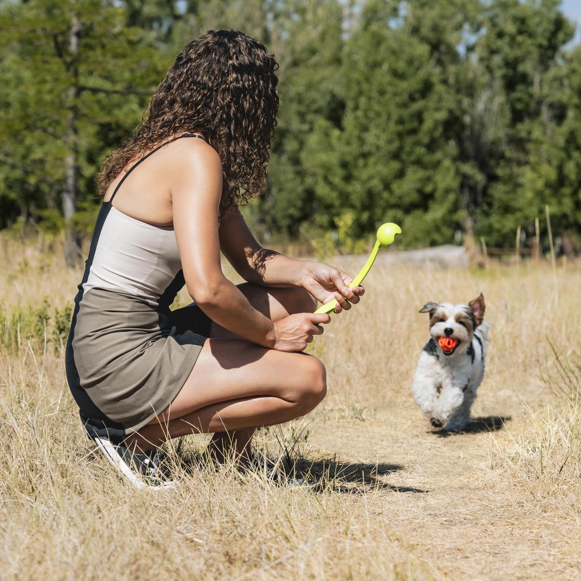 Chuckit! Sport 14S 2-inch small ball ready for small dogs up to 20 pounds.