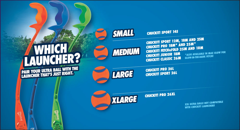Chuckit! Sport 14S bundle displays included ball for ready-to-play fun.
