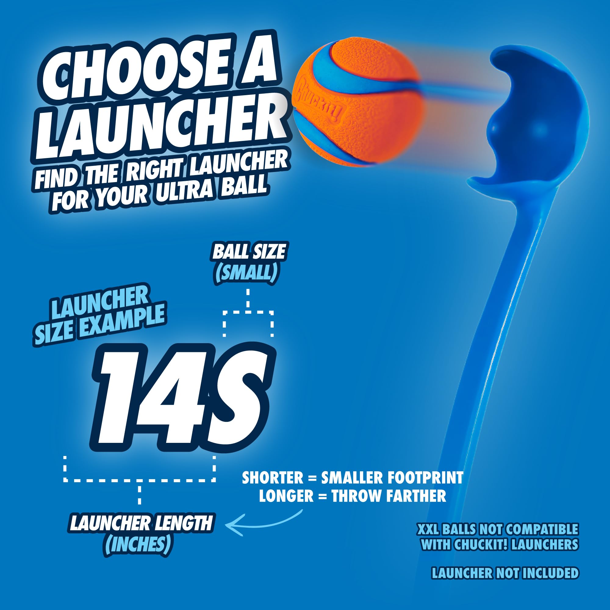Chuckit! Sport 14S durable outdoor launcher built to withstand daily fetch.