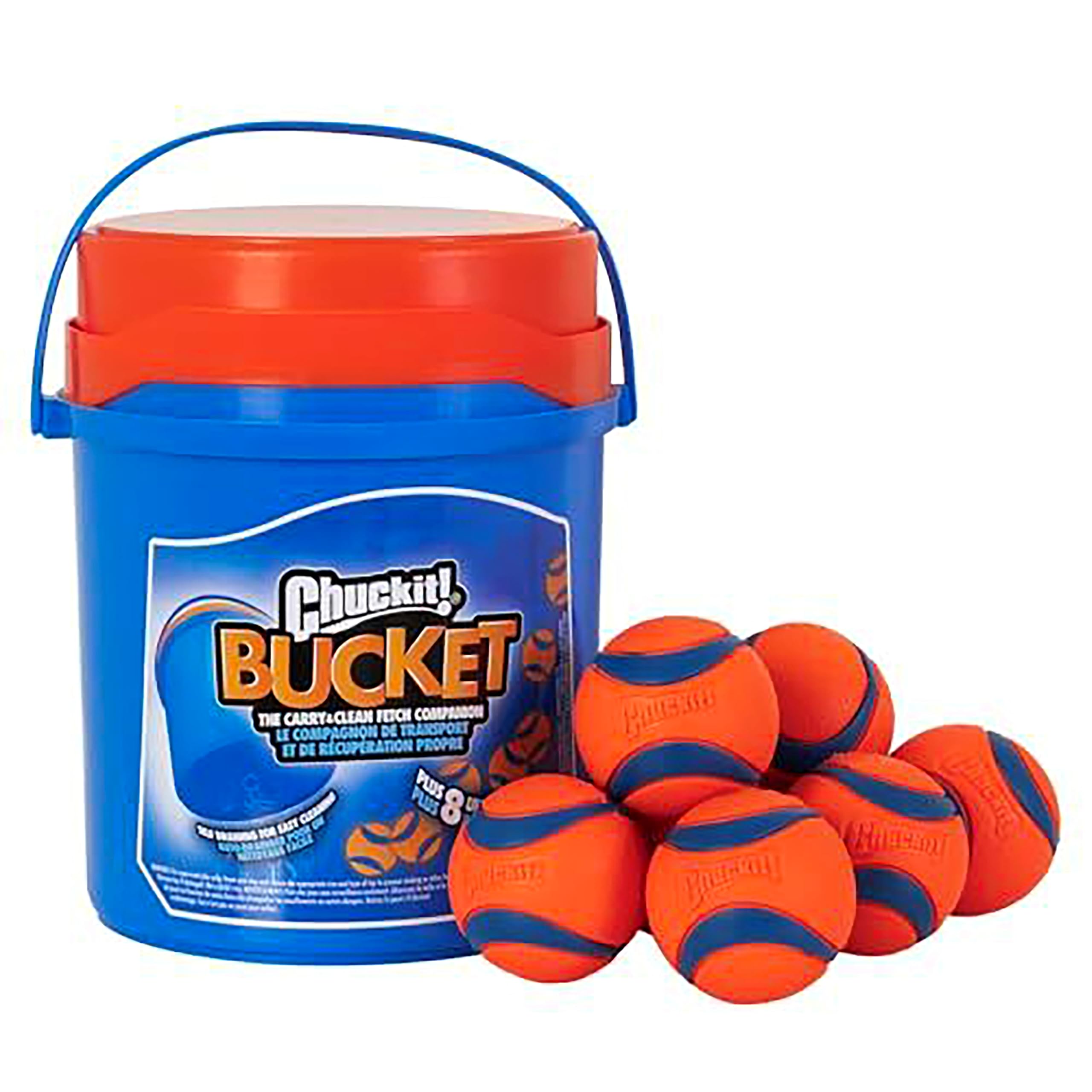 Chuckit! Ultra Ball 2.5-inch diameter delivers high-bounce fetch.