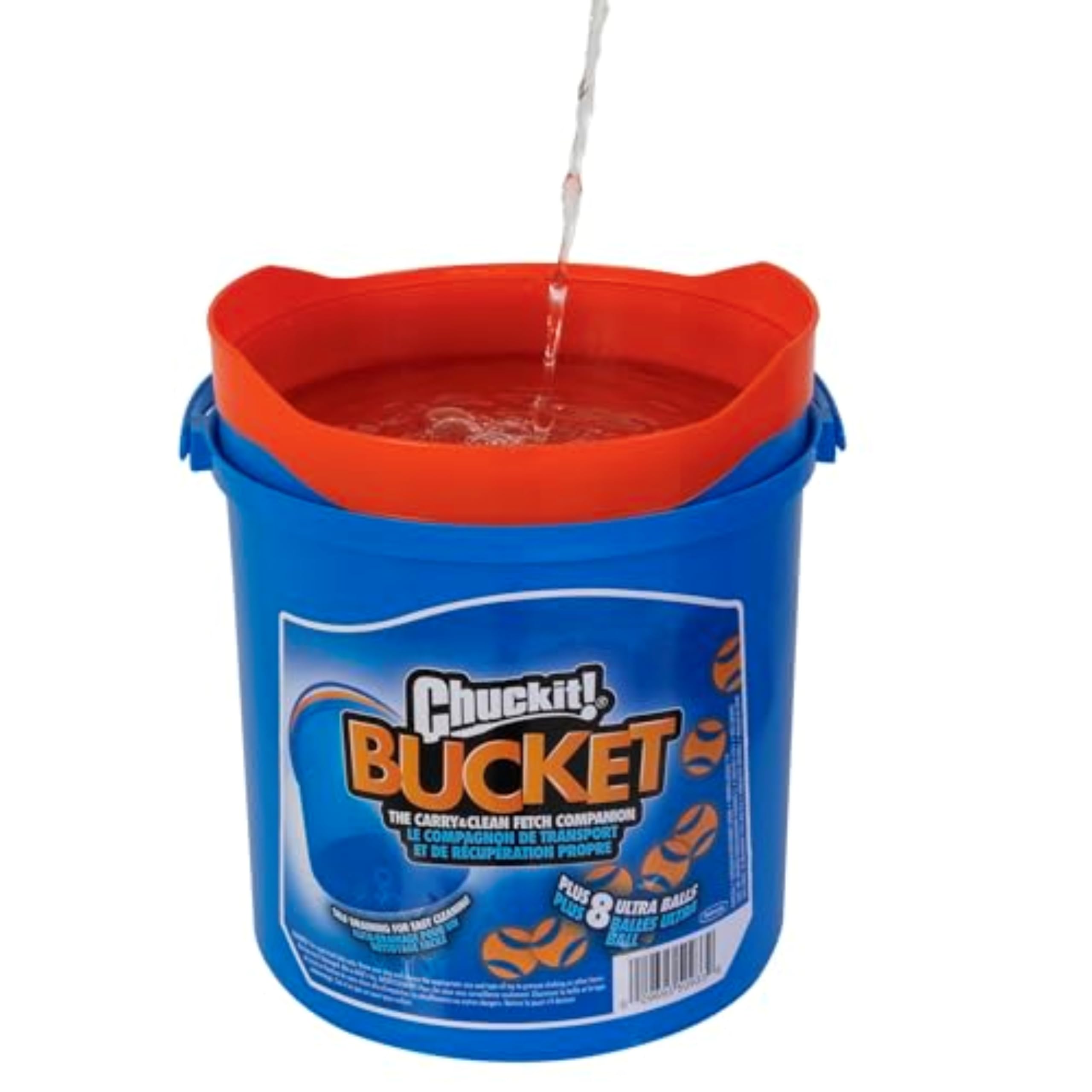 Chuckit! Ultra Ball floats for water retrieves and water play.