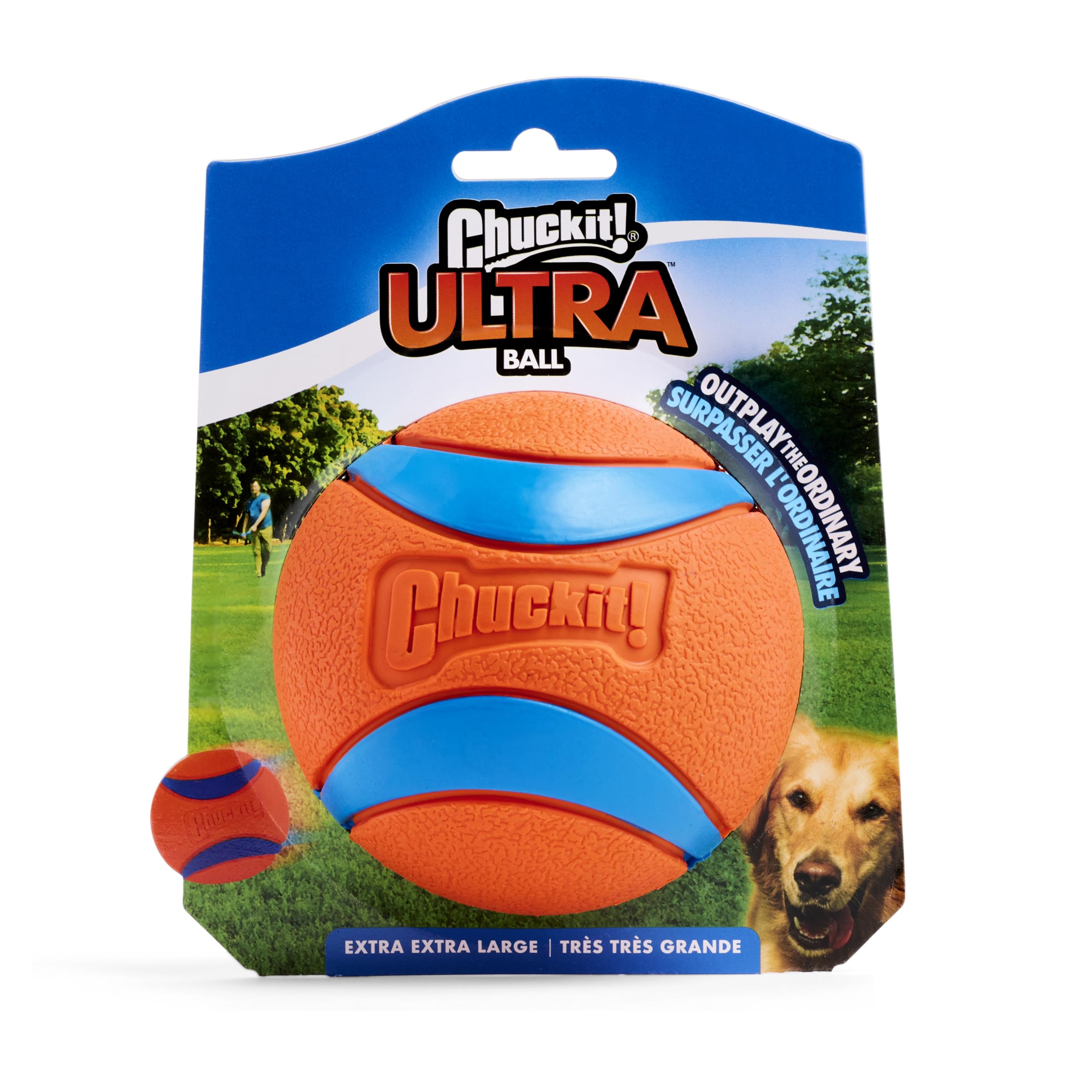 Rebote alto de la Chuckit! Ultra Ball mejora la experiencia de buscar.