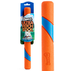 Chuckit! Ultra Fetch Stick close-up, durable fetch toy for outdoor play.
