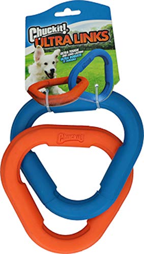 Chuckit! Ultra Links indoor-outdoor setup demonstrates versatile fetch and tug interactions