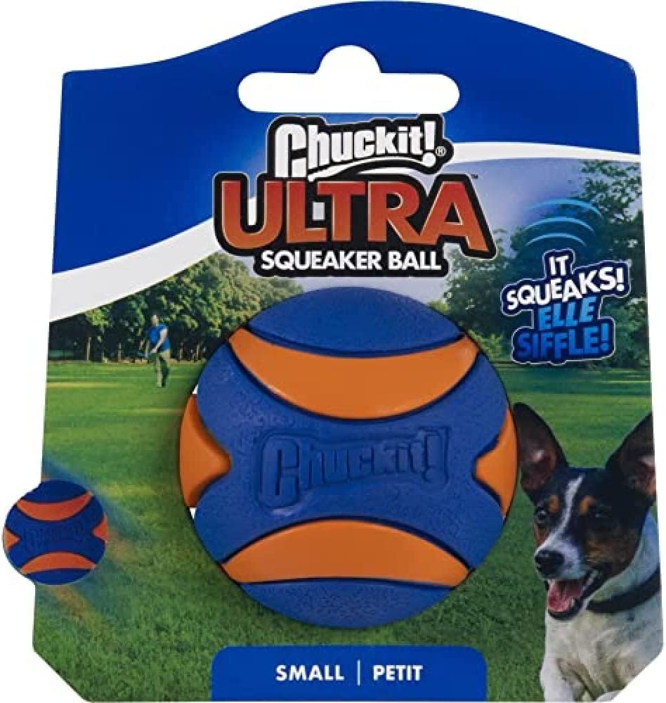 Chuckit! Ultra Squeaker Ball Small texture close-up for grip