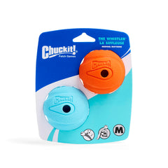 Chuckit! Whistler Ball four sound holes enabling whistling during launcher throws