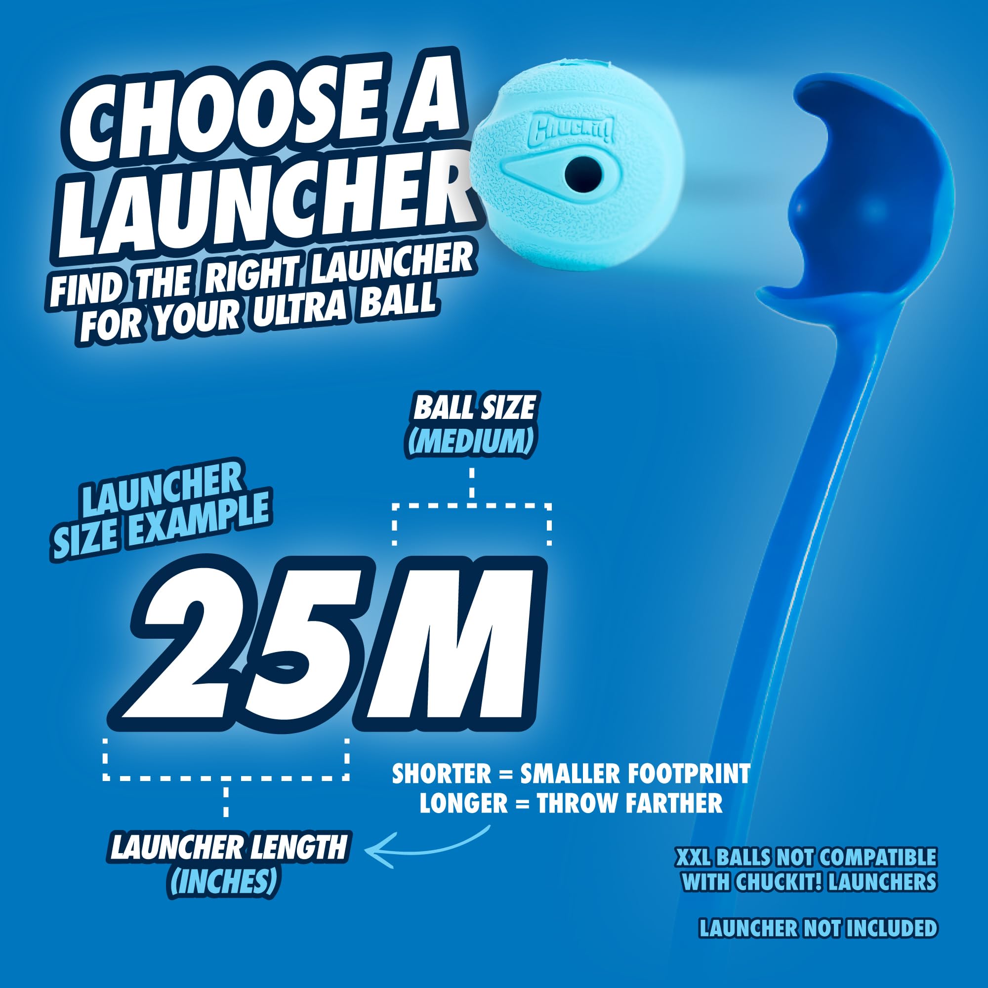 Chuckit! Whistler Ball ultra-bouncy rubber designed for high-energy outdoor play