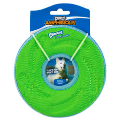 Chuckit Zipflight small disc in air for long-distance fetch