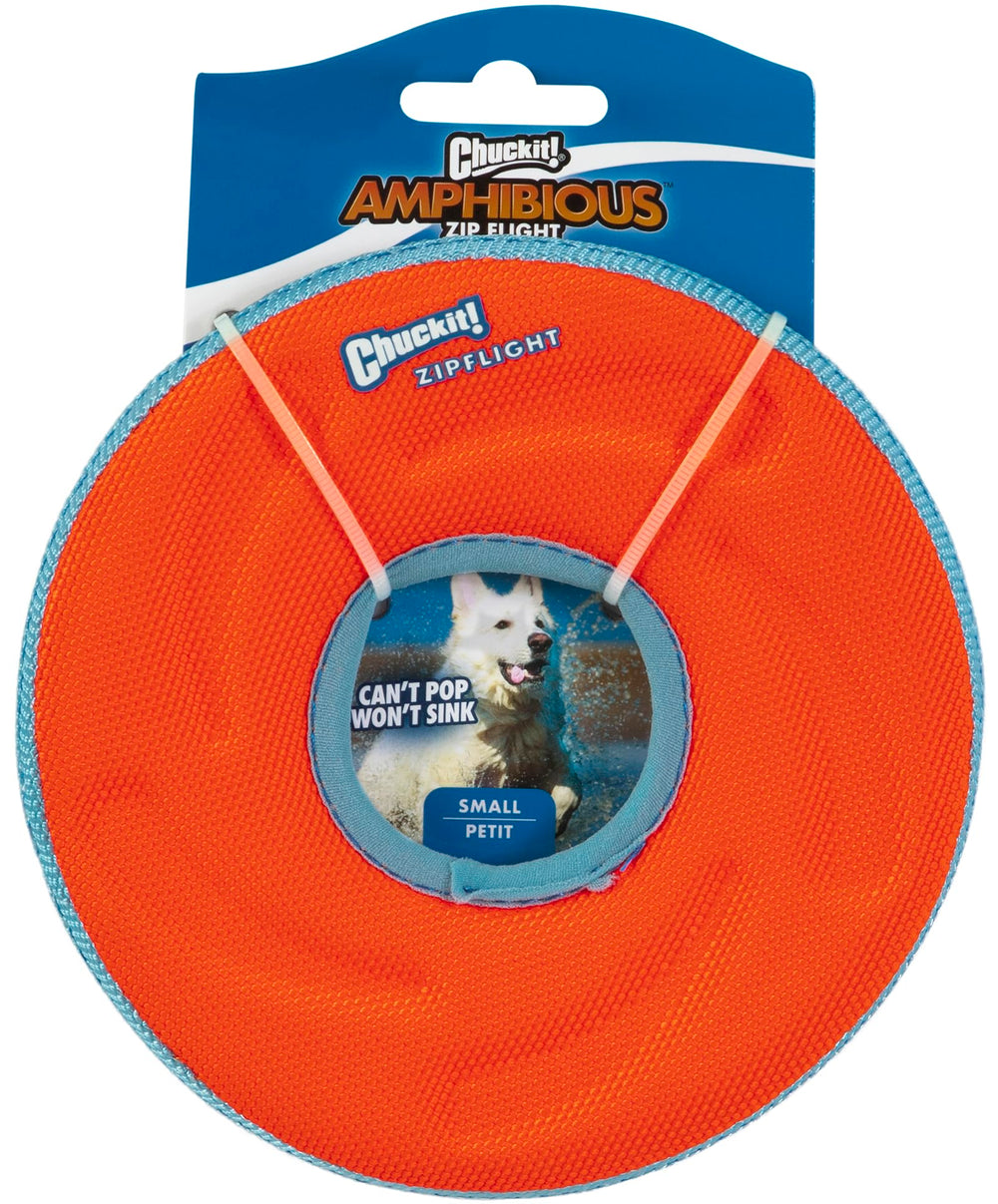Chuckit Zipflight 6-inch disc fits small to medium dogs