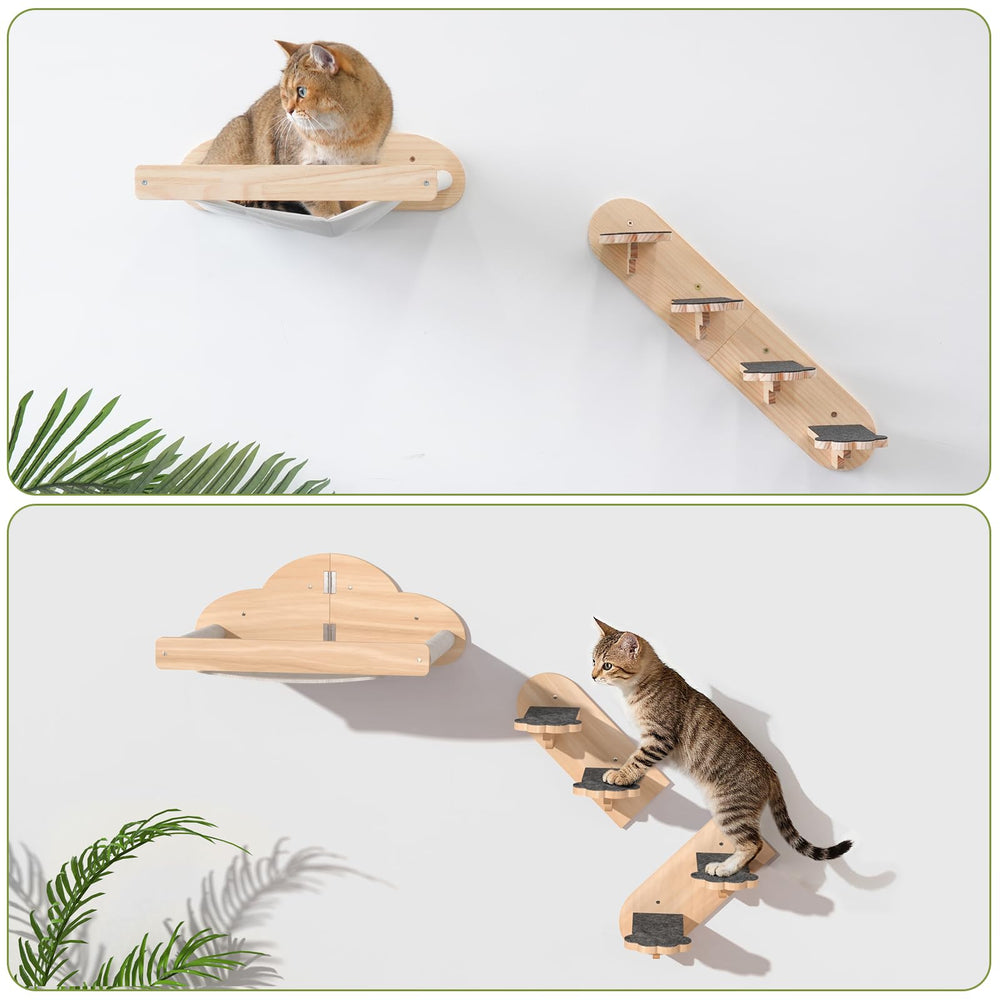 Chuiendi cat hammock lounging scene conveys cozy indoor resting for pets.