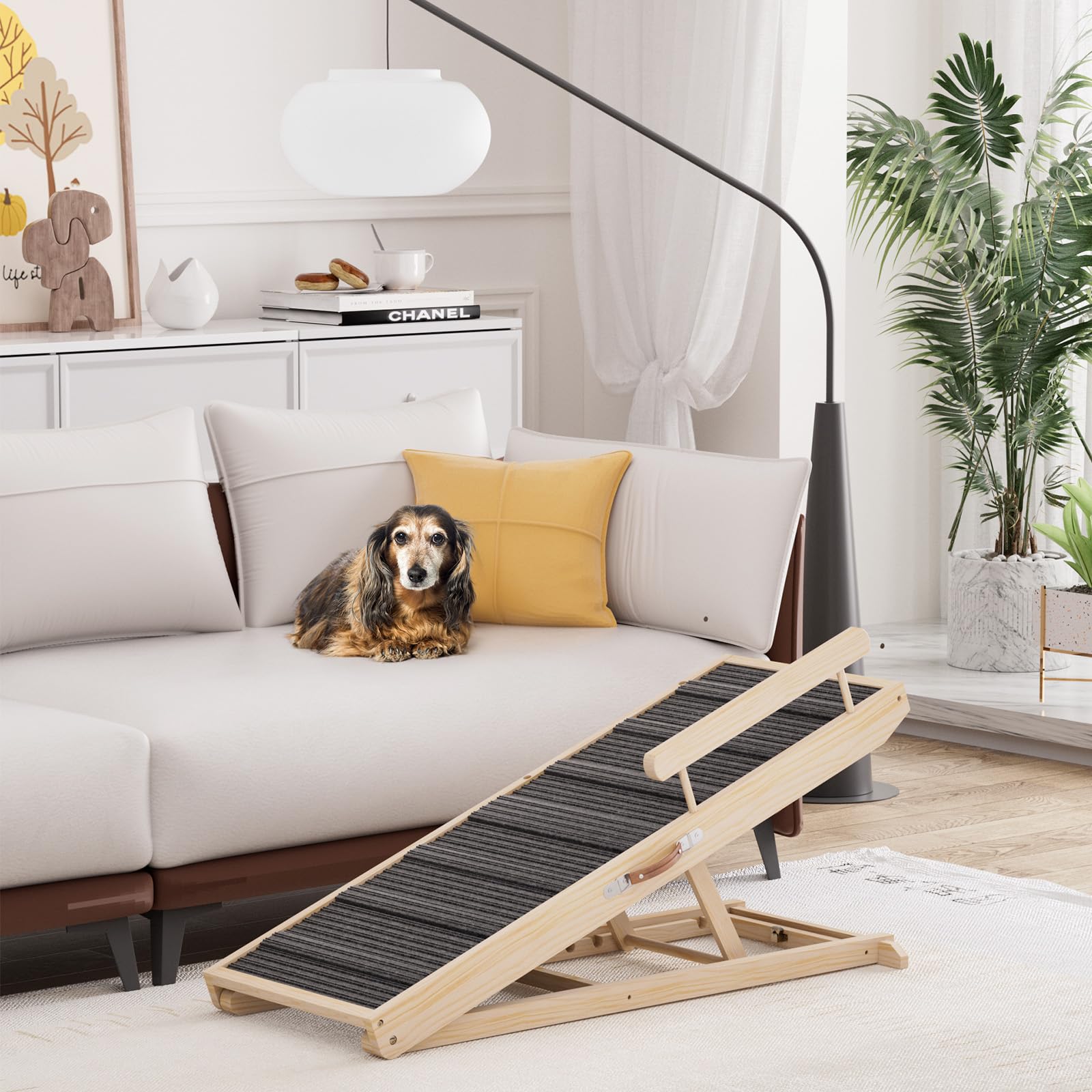 Chuiendi dog ramp portable-transport emphasizes easy handling for travel