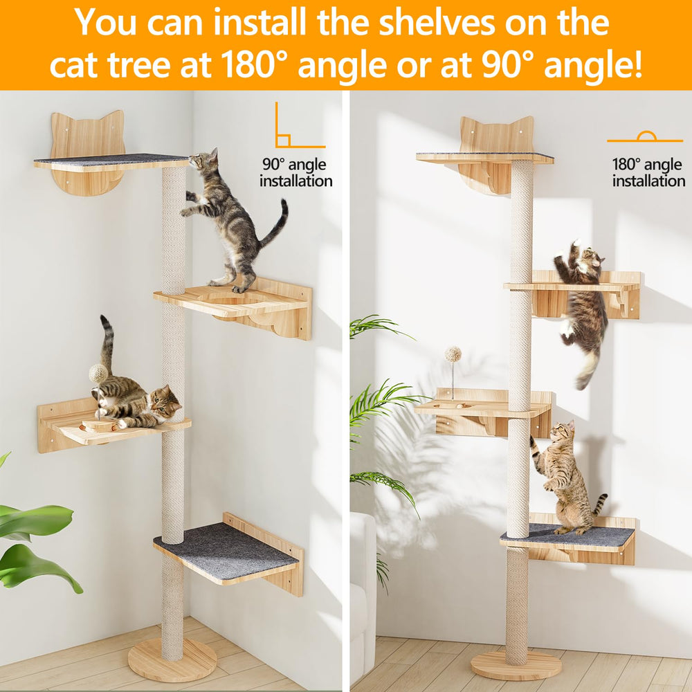Chuiendi non-slip carpet mats ensure grip and cozy resting spots.