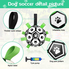 CHUKCHI soccer ball pump and needle accessory included for quick setup.
