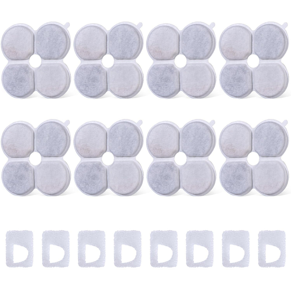 Chumajor 8-pack replacement filters close-up for cleaner, fresher water