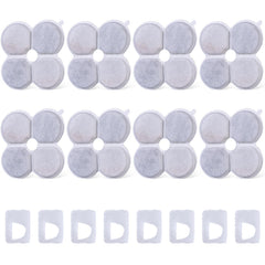 Chumajor 8-pack replacement filters close-up for cleaner, fresher water