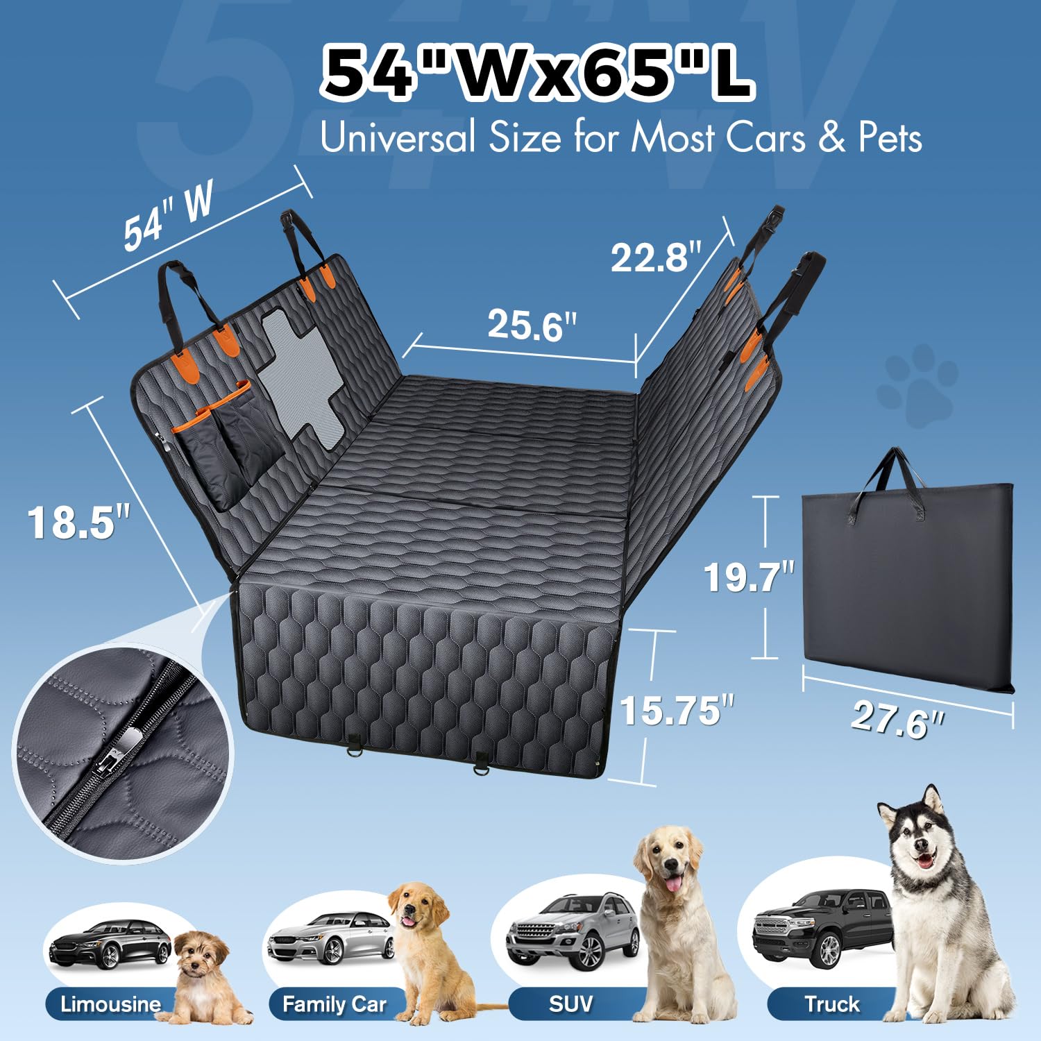 Chumajor breeze mesh front panel keeps dogs cool during travel