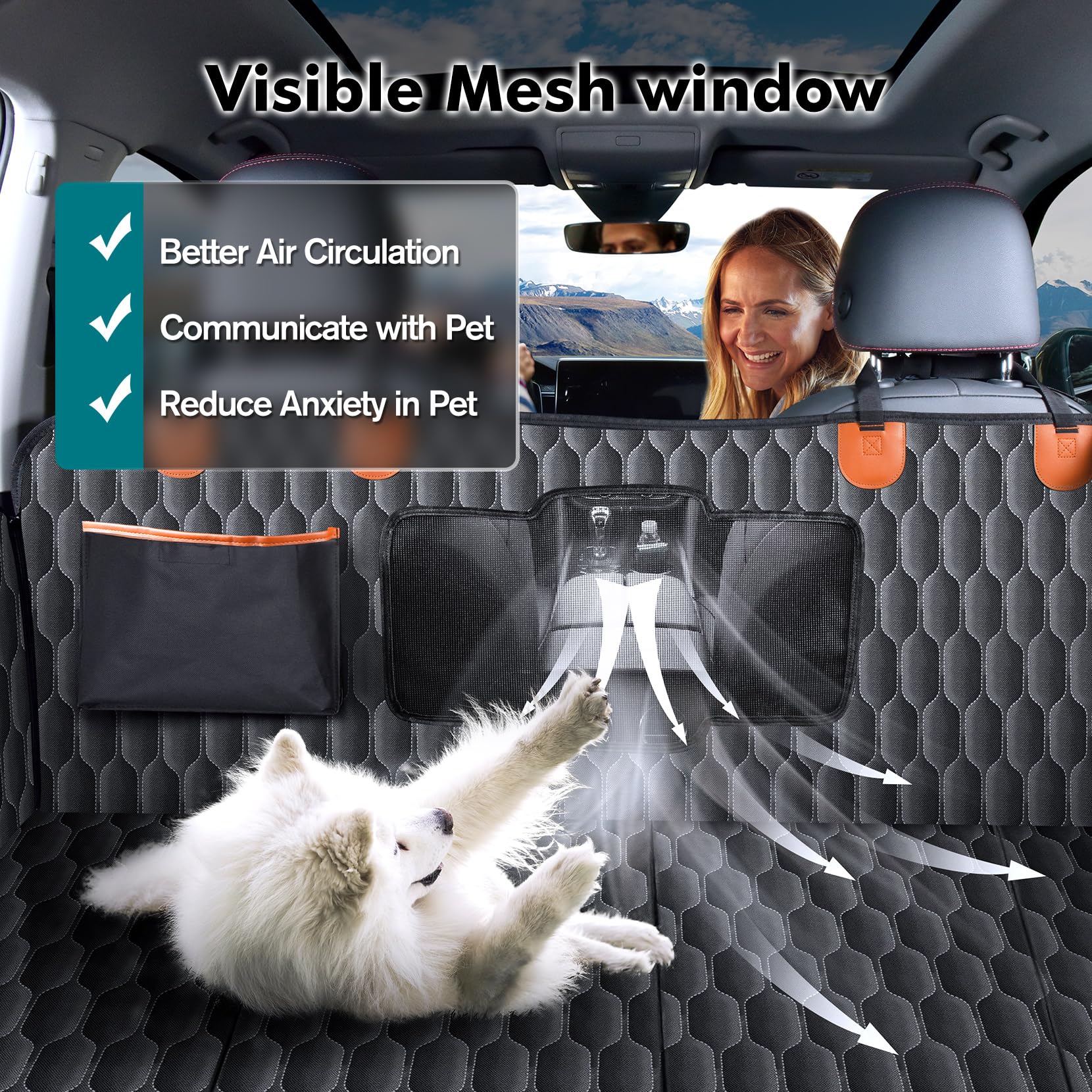 Chumajor built in storage pockets hold treats and essentials.