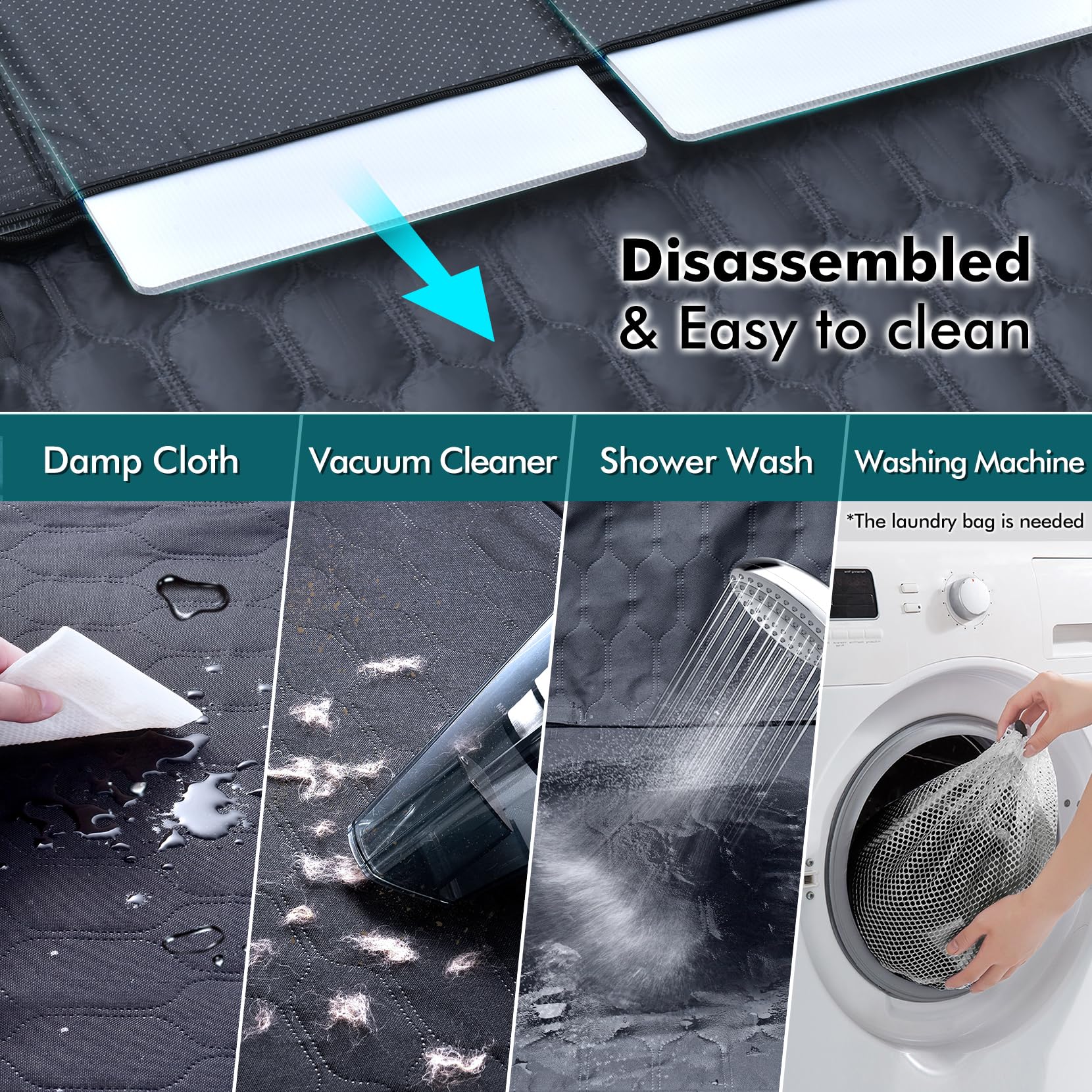 Chumajor secure fit system with seat anchors keeps the extender in place.