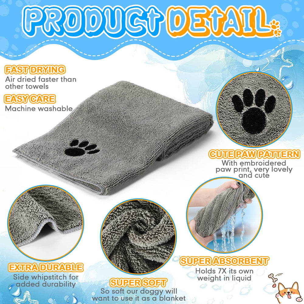 Chumia 4pack towels texture closeup emphasizes high absorbency for quick drying.