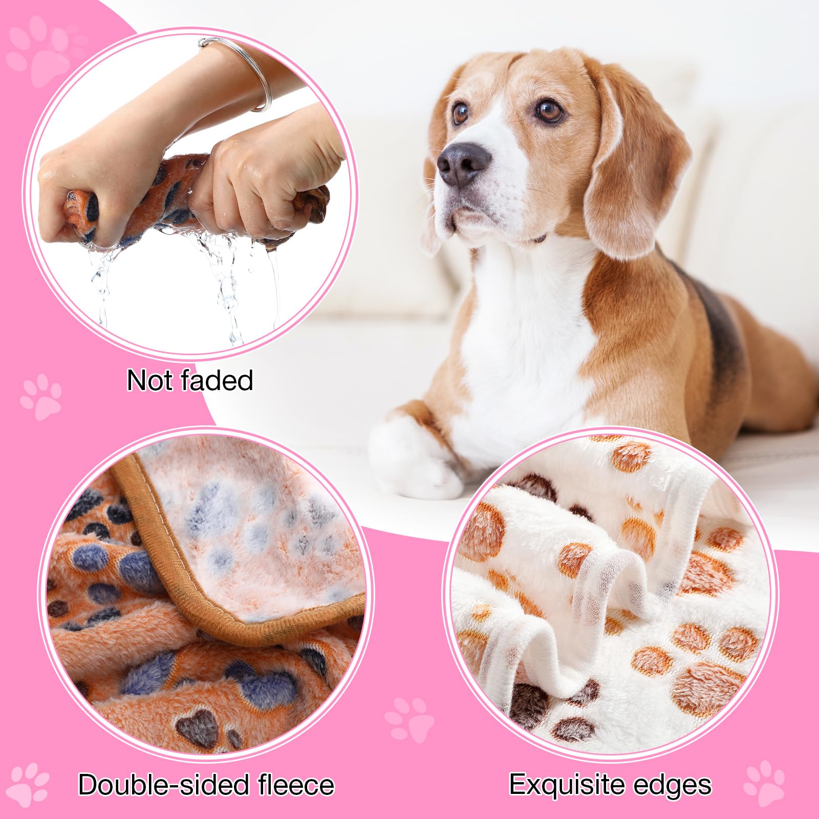 Chumia bone-pattern fleece blanket brings cute charm and a warm spot for naps.