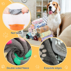 Chumia bone-pattern blanket offers cozy warmth for small pets