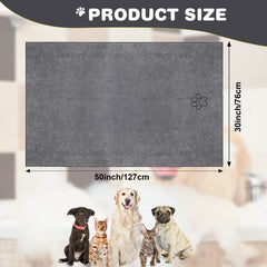Chumia four-pack gray towels for daily pet care needs