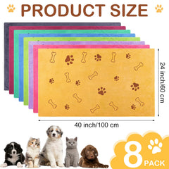 Chumia towels with paw-print design highlighted for bath time joy