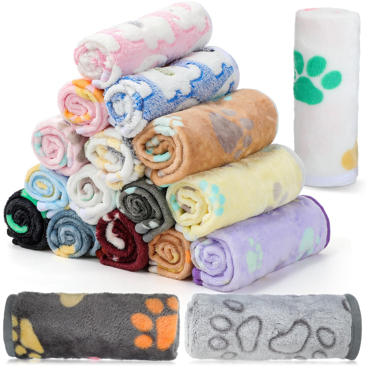 Chumia fleece pet blanket with soft texture for cozy naps and travel warmth