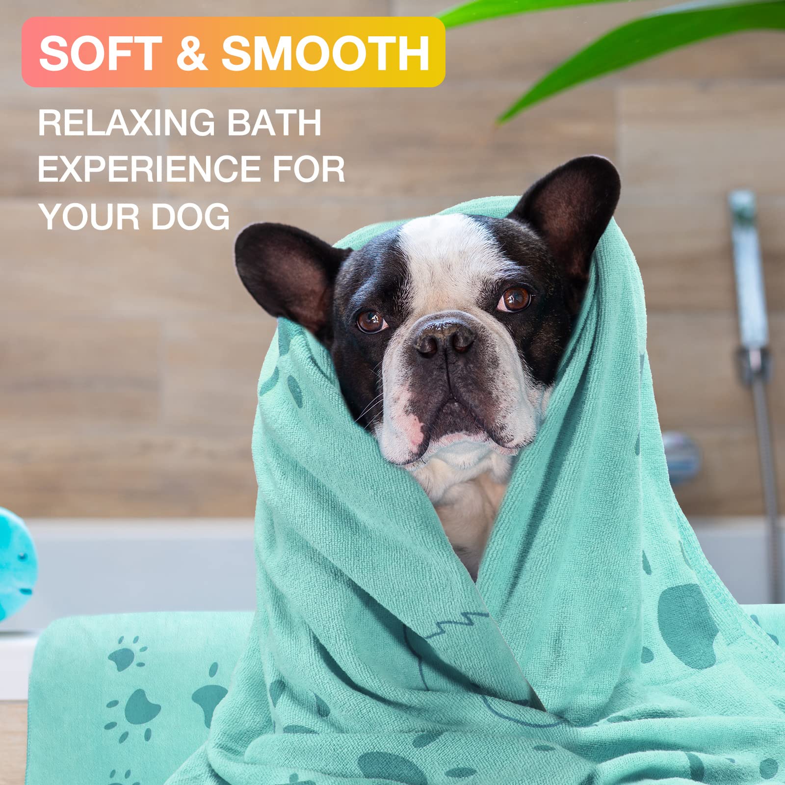 Chumia towel in car for travel and rainy-day pet protection.