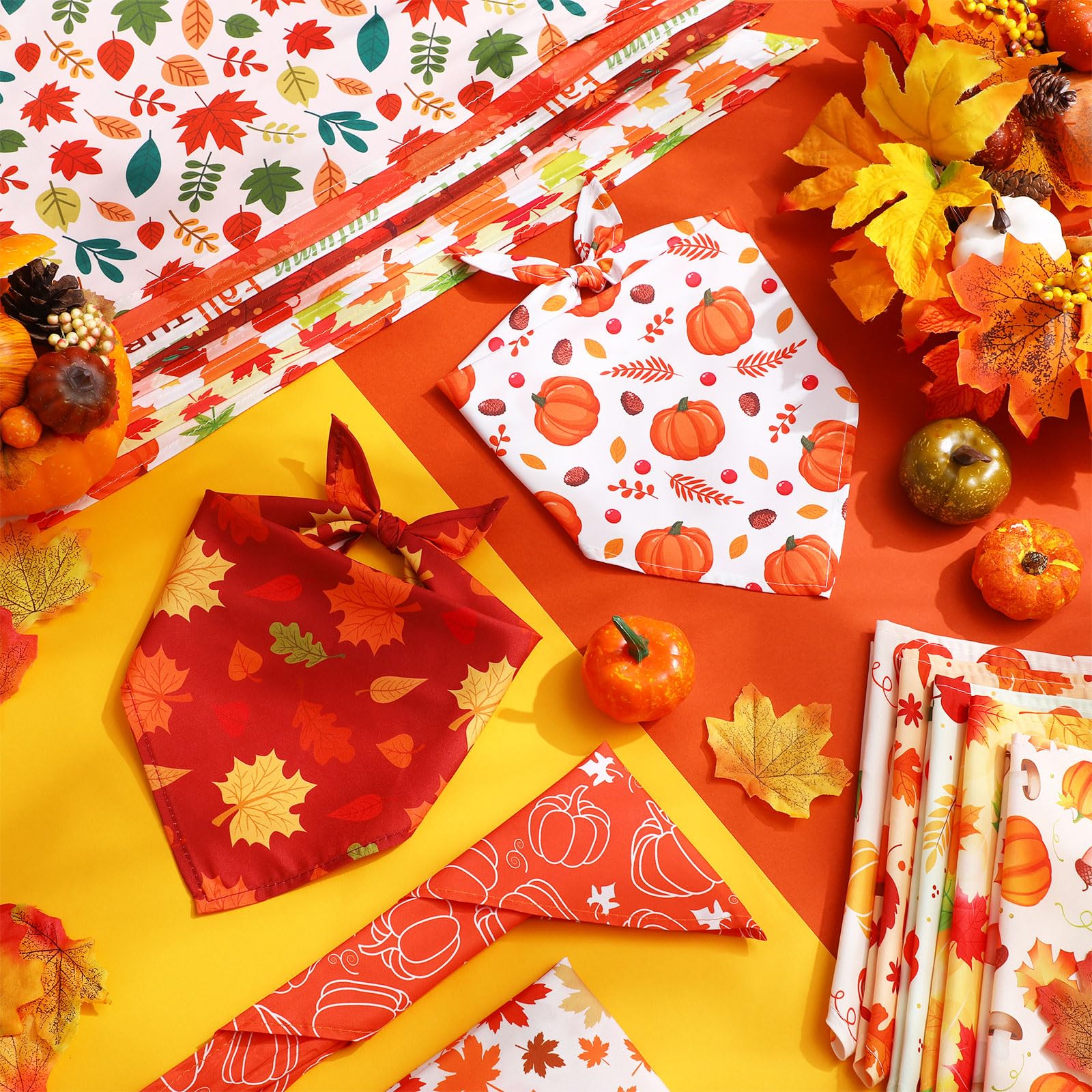 Chunful 30-piece fall bandana bulk for versatile looks.