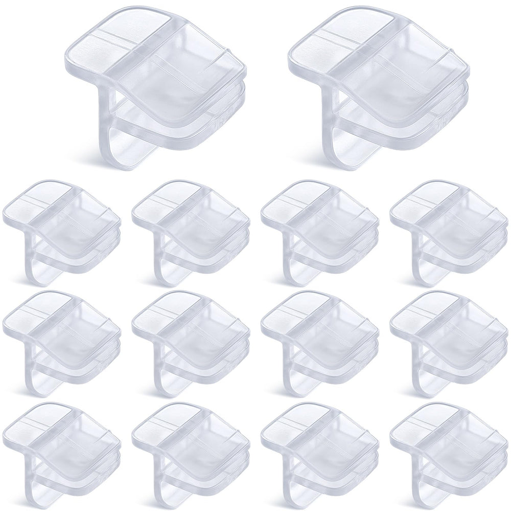 Chunful aquarium lid clip closeup showing rimless transparent grip for secure lids