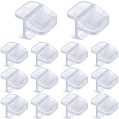 Chunful aquarium lid clip closeup showing rimless transparent grip for secure lids