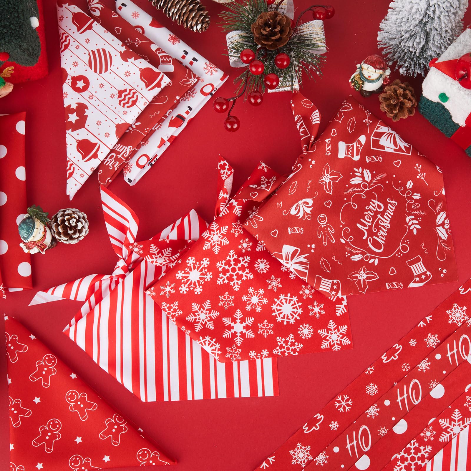 Chunful soft breathable polyester bandana keeps pets comfortable during holidays